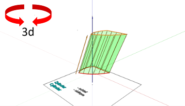 Geometrie; Flächen - gekrümmte Flächen; Zylindermantel; Fläche - Beliebig geformter Zylinder